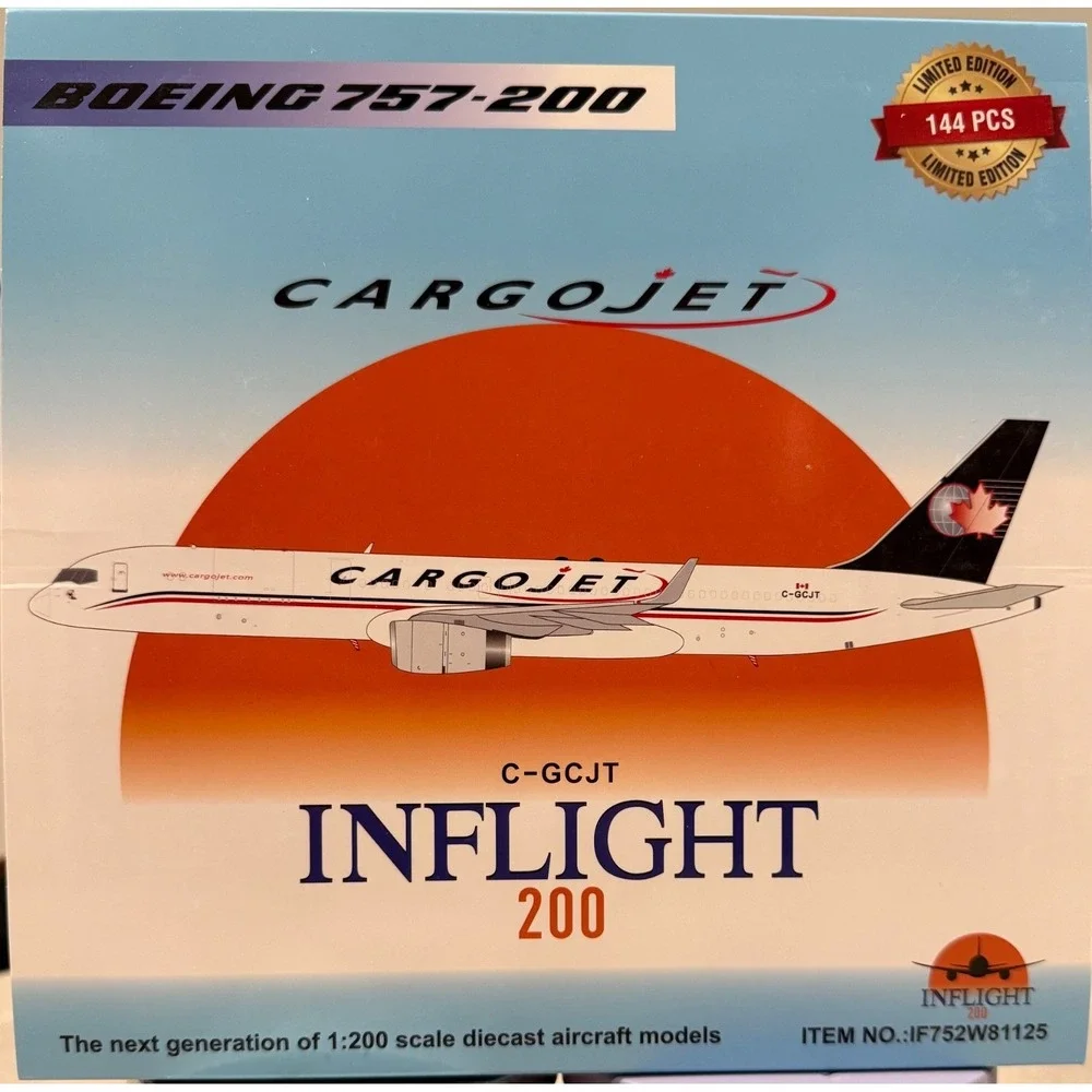 INFLIGHT/CARGOJET/B757-200/C-GCJT/ IF752W81125/1:200/NEW/LIM EDIT/05030526